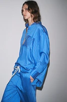 ZW COLLECTION OVERSIZED STRIPED SHIRT