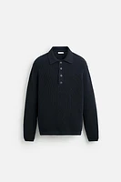 PURL KNIT POLO