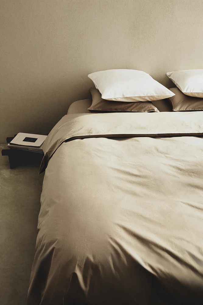 HOUSSE DE COUETTE COTON PERCALE ( FILS