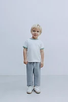 PANTALON DROIT AVEC LIN