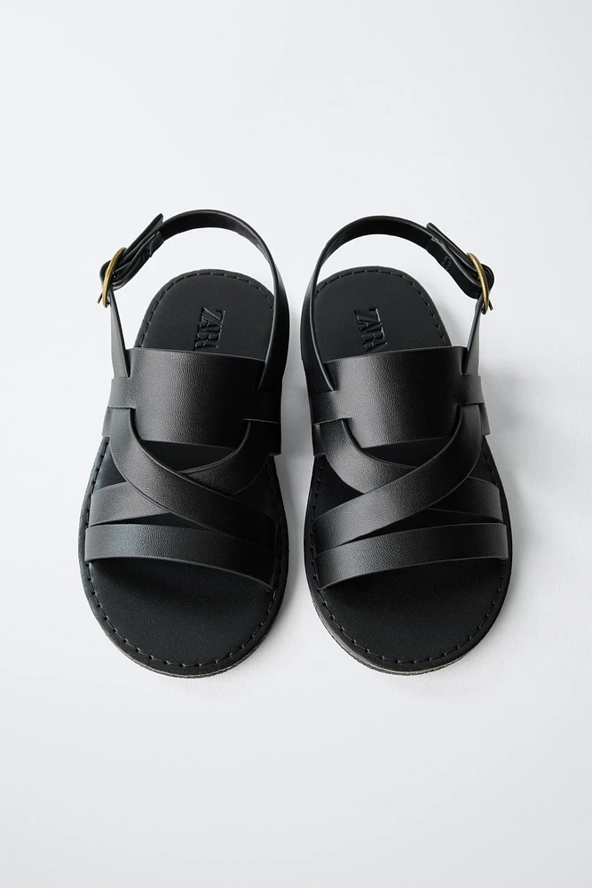 SANDALES À BRIDES
