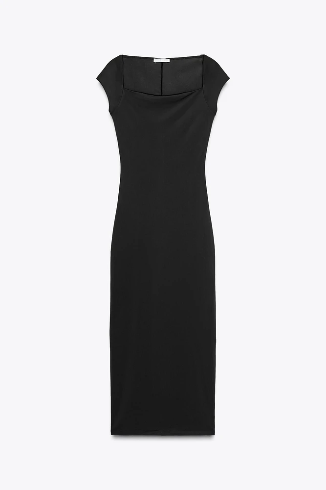 POLYAMIDE MIDI DRESS