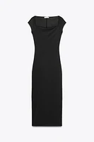 POLYAMIDE MIDI DRESS