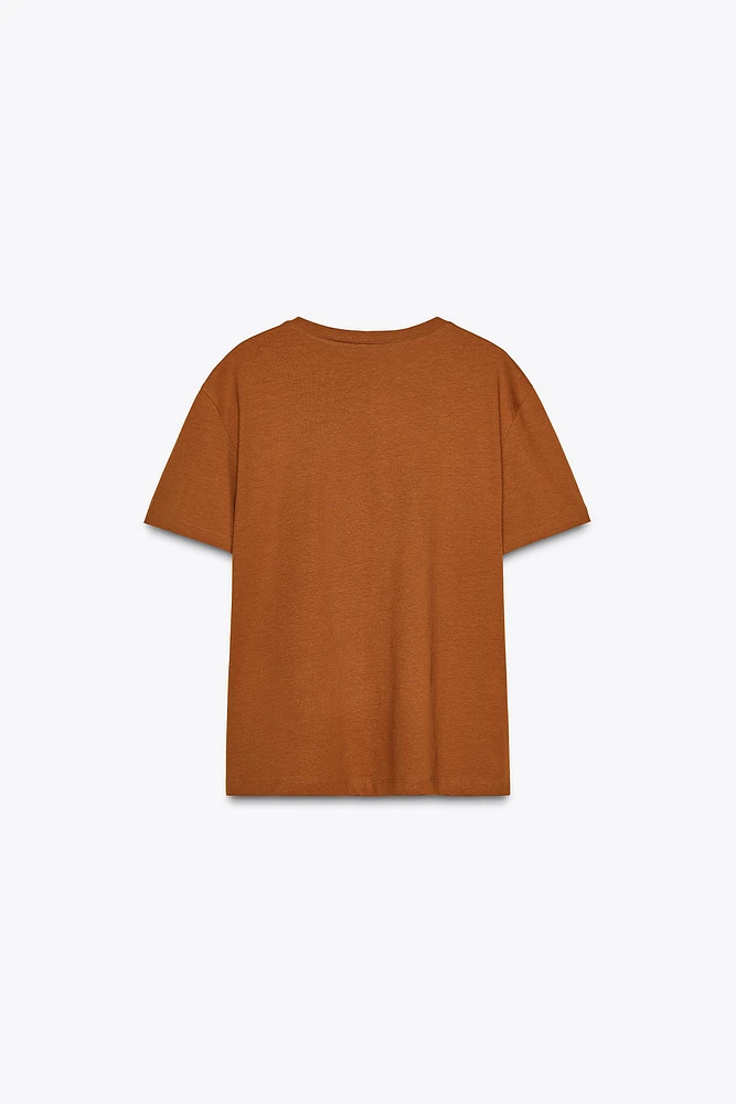 T-SHIRT BASIQUE EN COTON