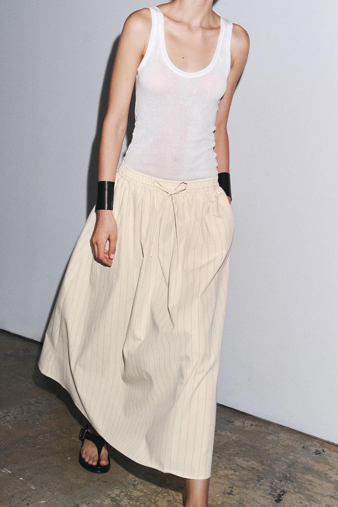 JUPE MIDI RAYURES ZW COLLECTION