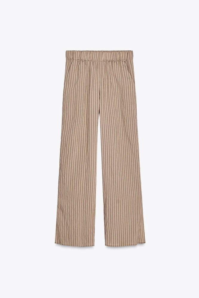 STRIPED PAJAMA PANTS ZW COLLECTION