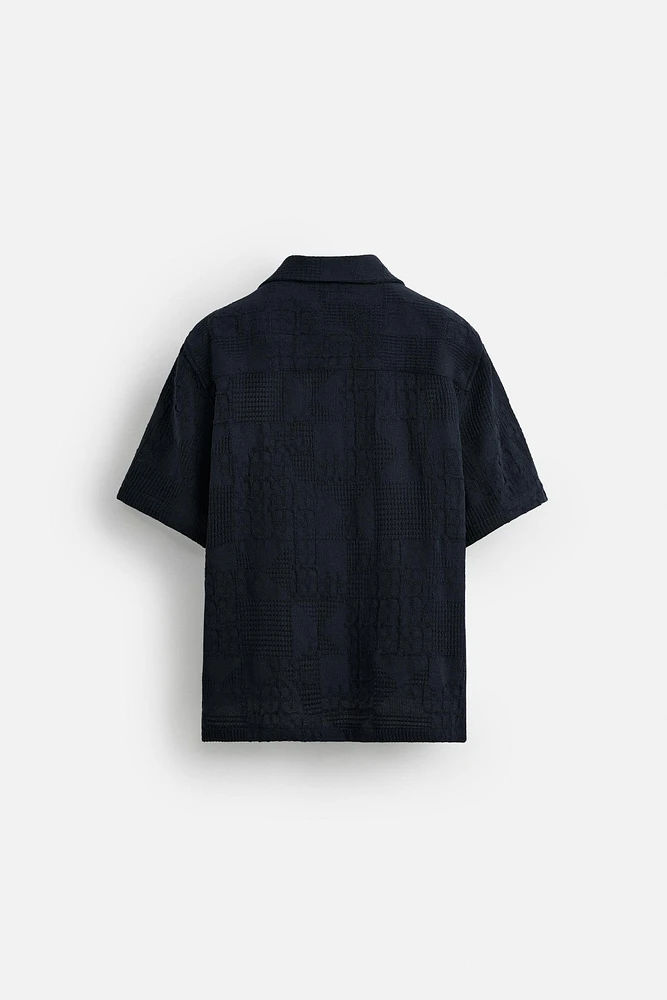 CHEMISE RELAXED FIT JACQUARD