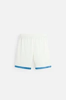 PATTERNED SATIN EFFECT SHORTS