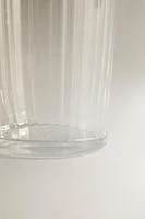 VERRE À SODA RECYCLABLE LIGNES