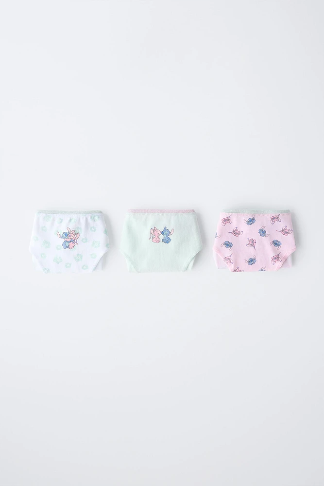 AGES 6-14 / THREE-PACK OF LILO & STITCH © DISNEY UNDERWEAR