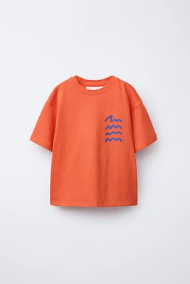 WAVES PRINT T-SHIRT