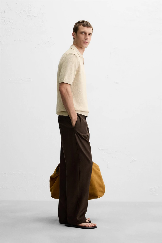 POLO EN MAILLE STRUCTURÉE