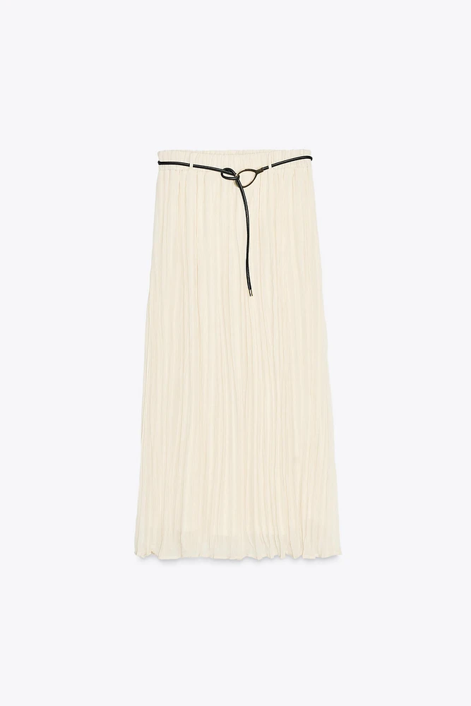 JUPE FLUIDE CEINTURE