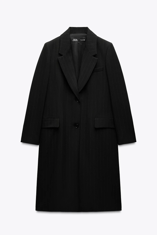 ZW COLLECTION Pinstripe Frock Coat