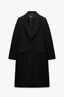 ZW COLLECTION Pinstripe Frock Coat