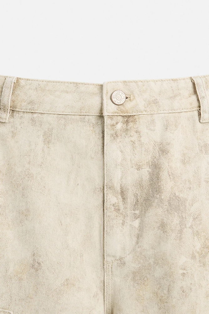 PANTALON DE CHARPENTIER À IMPRIMÉ ABSTRAIT