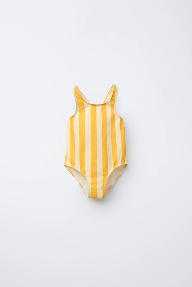 MAILLOT DE BAIN À RAYURES CASA LAWA © X ZARA KIDS