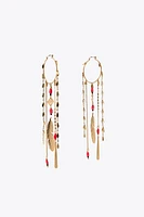 FEATHER CASCADE EARRINGS
