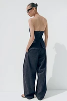 PANTALON DENIM TRF À PINCES