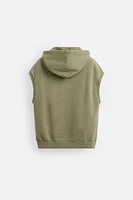 WASHED HOODIE SWEATSHIRT