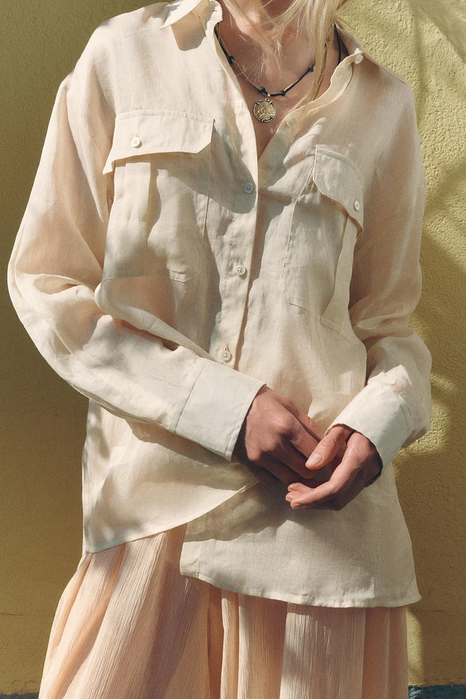 100% RAMIE SHIRT ZW COLLECTION