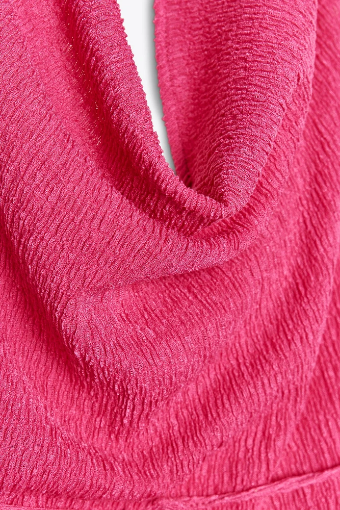HAUT ASYMÉTRIQUE À TEXTURE