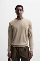 LIGHTWEIGHT 100% WOOL SWEATER