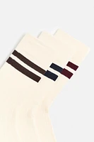 3-PACK OF STRIPED SOCKS