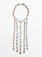 Cascade-effect necklace