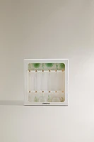 LOT PETITES CUILLÈRES VERRE RECYCLABLE FLEURS (LOT DE 6)