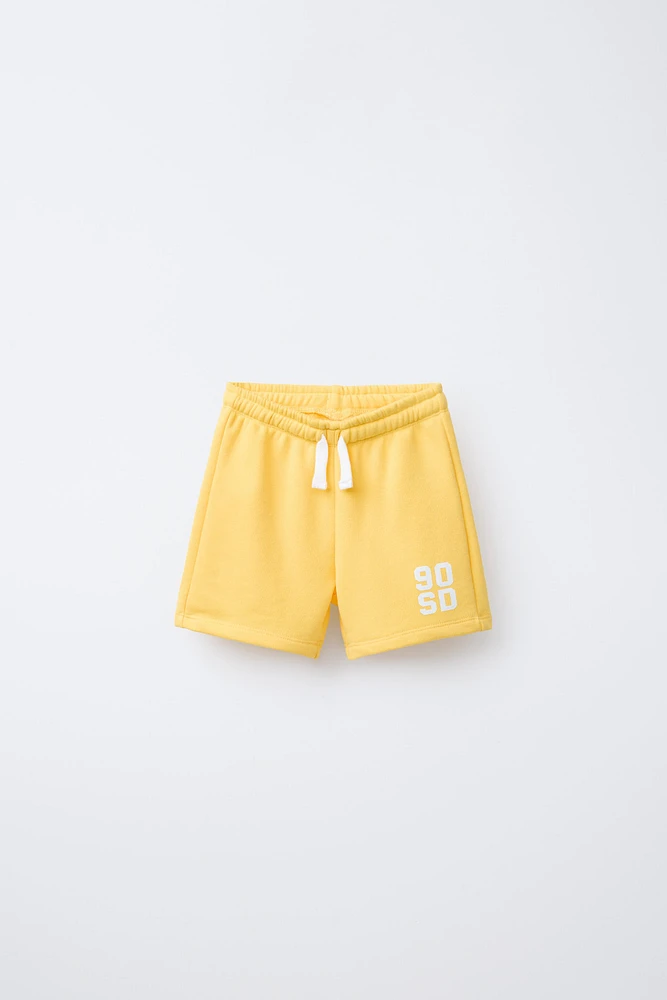 LABEL JOGGING SHORTS