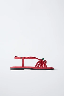 SANDALES CERISES