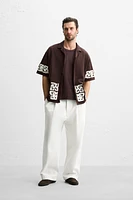 CHEMISE RELAXED FIT BRODÉE
