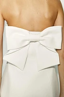 ROBE BUSTIER À LACET
