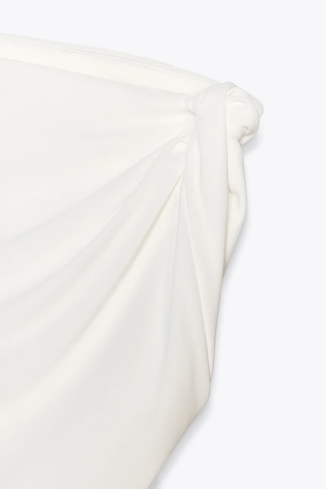 ROBE MIDI ASYMÉTRIQUE