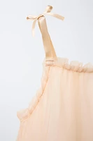 TULLE DRESS WITH BOWS