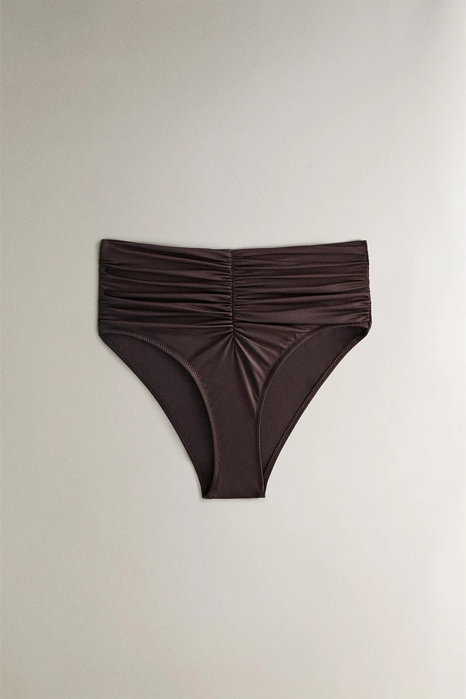 BAS DE BIKINI PLAGE FRONCÉ