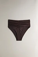 BAS DE BIKINI PLAGE FRONCÉ