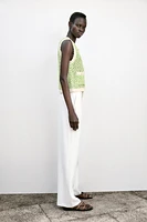 TOP EN MAILLE TEXTURÉE