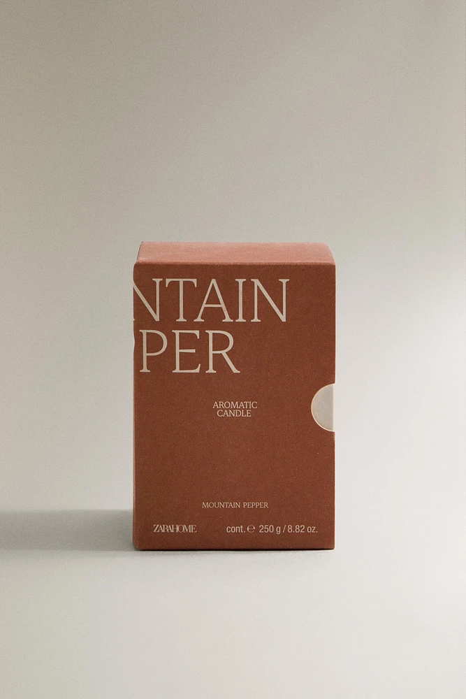 (250 G) BOUGIE PARFUMÉE MOUNTAIN PEPPER