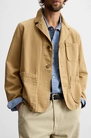 BLAZER DÉLAVÉ RELAXED FIT