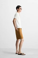 WASHED PRINT TEXT T-SHIRT