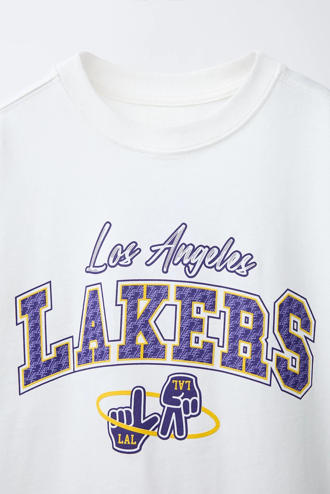 T-SHIRT IMPRIMÉ LOS ANGELES LAKERS NBA ©