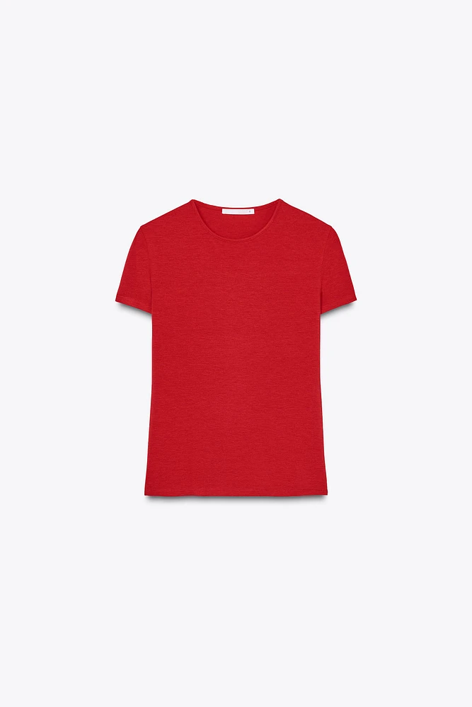 SLIM FIT T-SHIRT WITH SUPIMA® COTTON