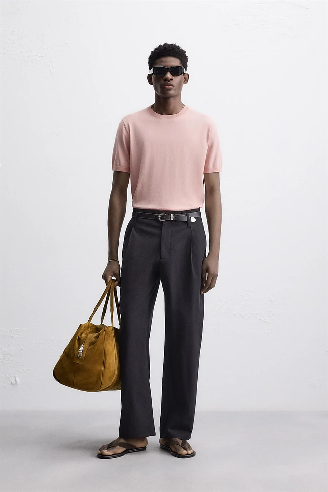 T-SHIRT EN MAILLE