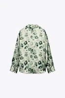 SATIN EFFECT BASIC SHIRT