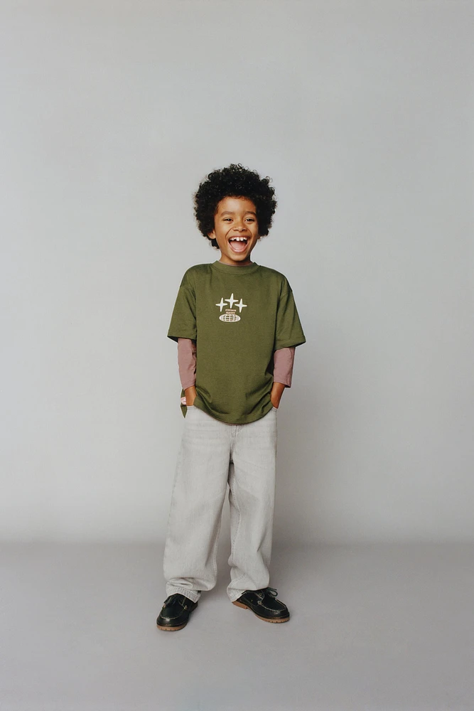 TEXT PRINT T-SHIRT