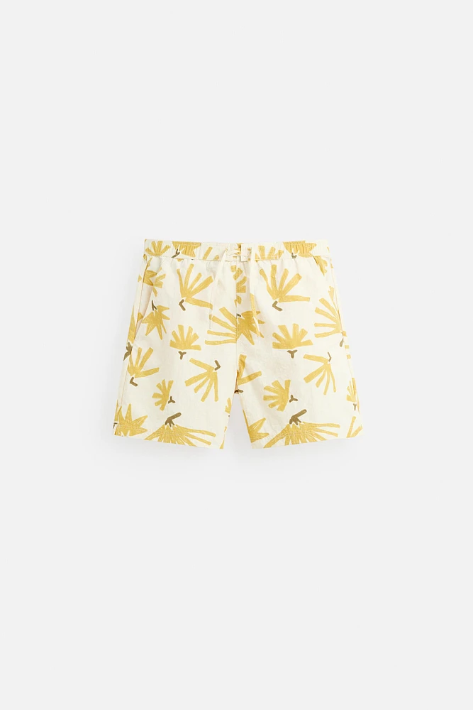 FLORAL PRINT LONG SWIMSUIT