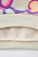 SWEAT FLEURS GRAFFITI