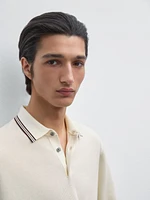 100% cotton knit polo shirt